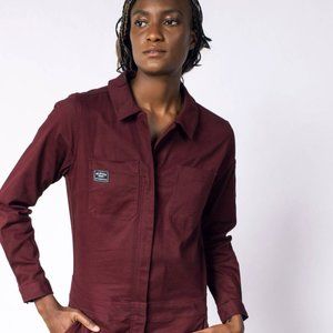 Wildfang pomegranate coveralls